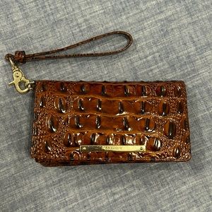Brahmin Wristlet in Pecan